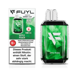 Fuyl-600-APPLE-PEACH-Disposable-Box and device-20mg-DE