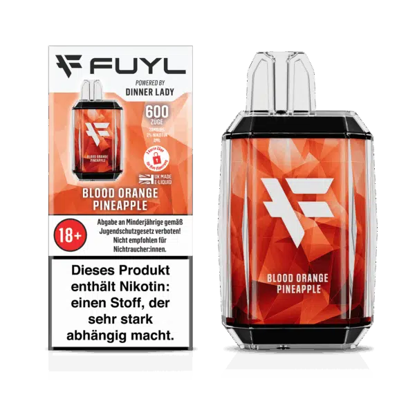 Fuyl-600-BLOOD-ORANGE-PINEAPPLE-Disposable-Box and device-20mg-DE