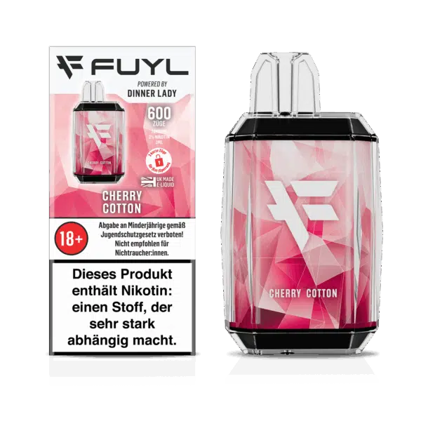 Fuyl-600-CHERRY-COTTON-Disposable-Box and device-20mg-DE