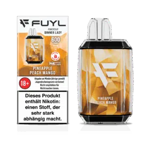 Fuyl-600-PINEAPPLE-PEACH-MANGO-Disposable-Box and device-20mg-DE