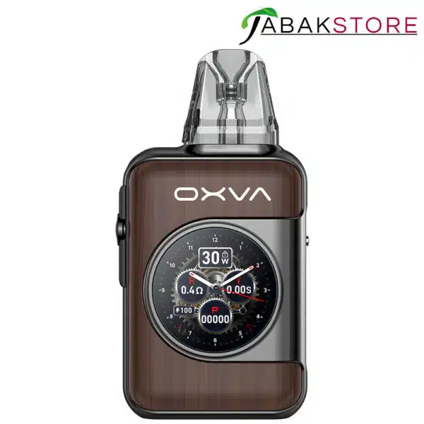 oxva-xlim-sqpro-2-device-brown-wood-front