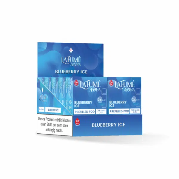 Lafume Nova Blueberry Ice Pods im Gebinde
