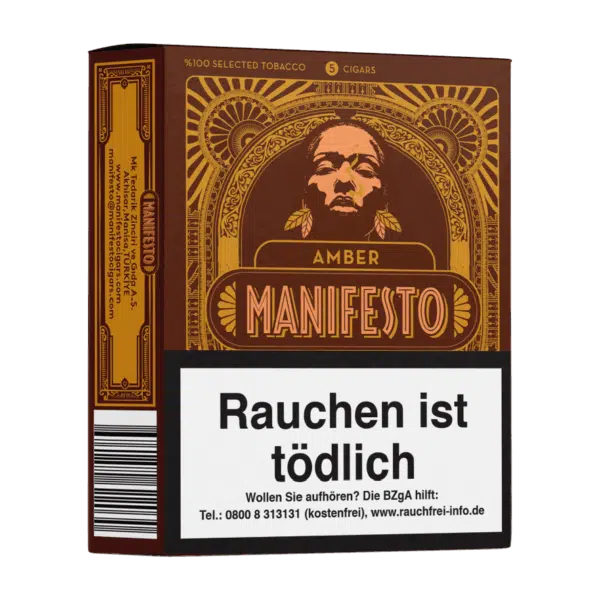 MANIFESTO_AMBER Zigarillos mit Karamell Geschmack