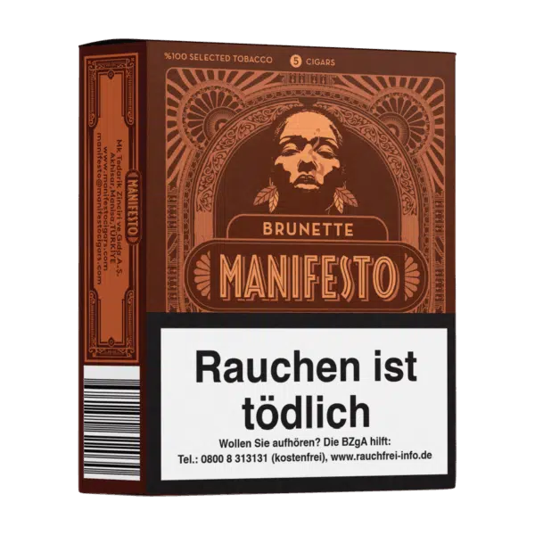 Manifesto Zigarillos Brunette mit Dunkle Schokoladen Flavor