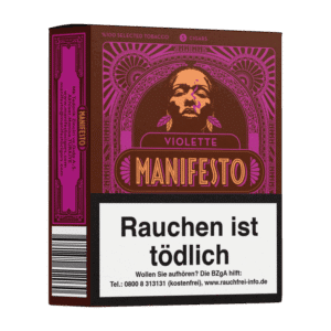 Manifesto Zigarillos Violette mit Schwarze Traube Flavor