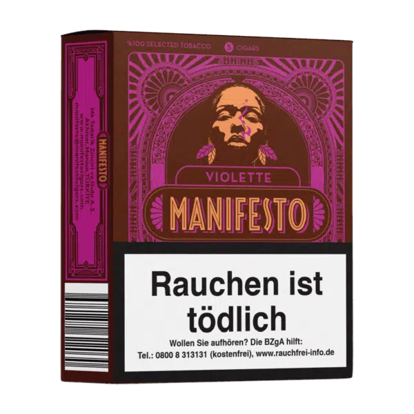 Manifesto Zigarillos Violette mit Schwarze Traube Flavor