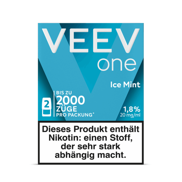 Veev one Pods Ice Mint von vorne