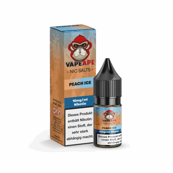 VapeApe Liquid Peach Ice 10mg