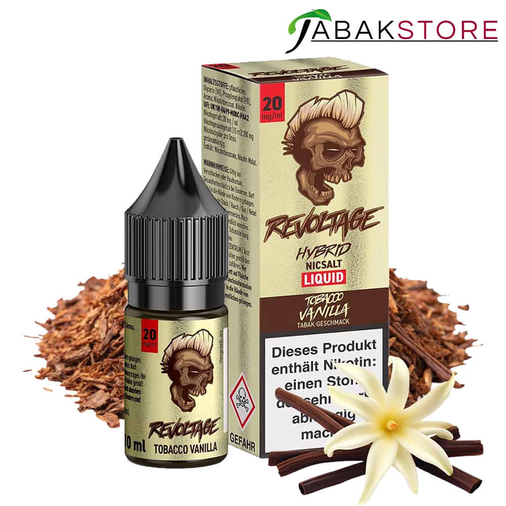 Revoltage | Hybrid Nicsalt | Tobacco Vanilla | 10ml Liquid | 20mg
