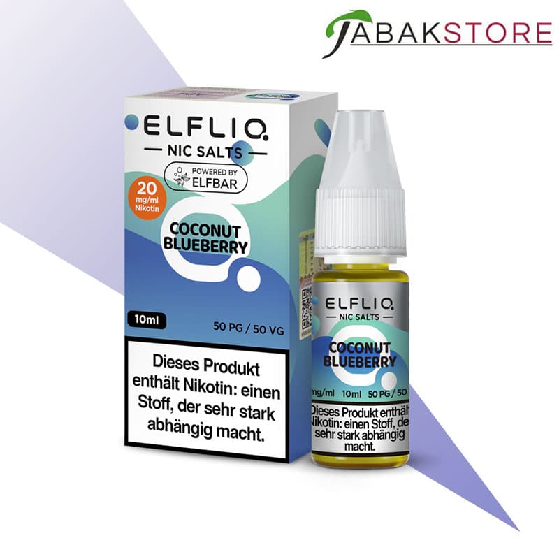 Elfliq | Elfbar Liquid | Coconut Blueberry | 20mg