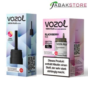 Vozol-Vistal--Plug-Blackberry-Ice-20mg-mit-Leerpod
