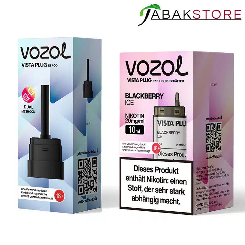 Vozol-Vistal--Plug-Blackberry-Ice-20mg-mit-Leerpod