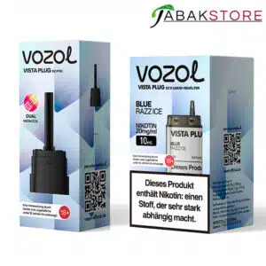 Vozol-Vistal--Plug-Blue-Razz-ice-20mg-mit-Leerpod