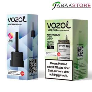 Vozol-Vistal--Plug-Kiwi-Passion-Fruit-Guava-20mg-mit-Leerpod
