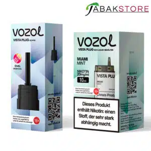 Vozol-Vistal--Plug-Miami-Mint-20mg-mit-Leerpod