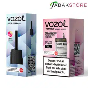 Vozol-Vistal--Plug-Strawberry-Raspberry-Cherry-mit-Leerpod-20mg