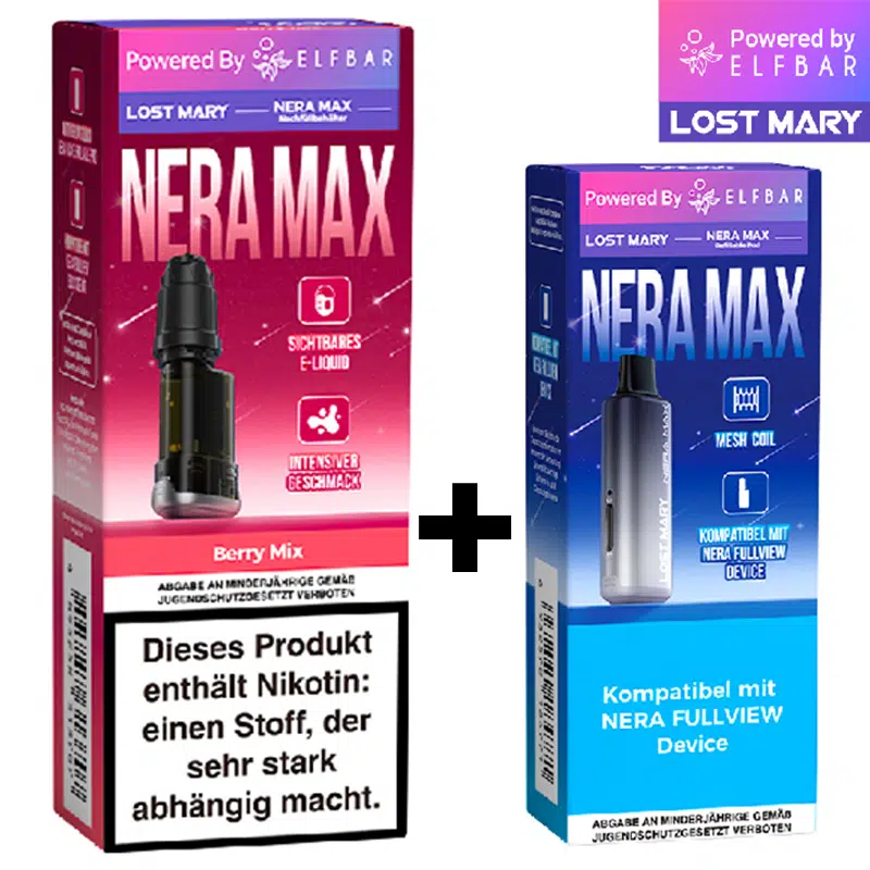 Lost-Mary-Nera-Max-Berry-Mix-mit-Refill-Package