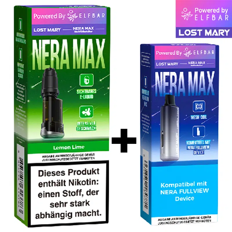 Lost-Mary-Nera-Max-Lemon-Lime-mit-Refill-Package