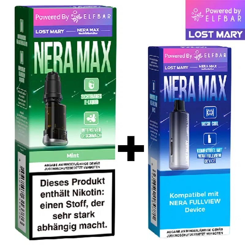 Lost-Mary-Nera-Max-Mint-mit-Refill-Package