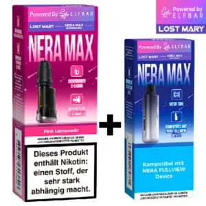 Lost-Mary-Nera-Max-Pink-Lemonade-mit-Refill-Package