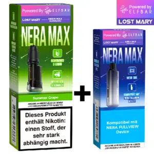 Lost-Mary-Nera-Max-Summer-Grape-mit-Refill-Package