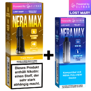 Lost-Mary-Nera-Max-Triple-Mango-mit-Refill-Package
