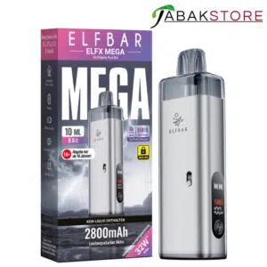 Elfbar-ElfX-Kit-Mega-Silver