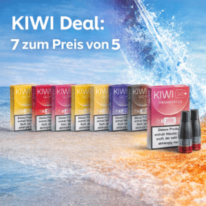 KIWI Go Plus Pods, kaufe 5 und erhalte 7 deal