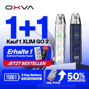 Oxva Xlim Go 2 Aktion mit gratis Pod Cap