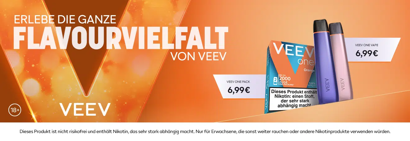 VEEV One Orange Pods und Device