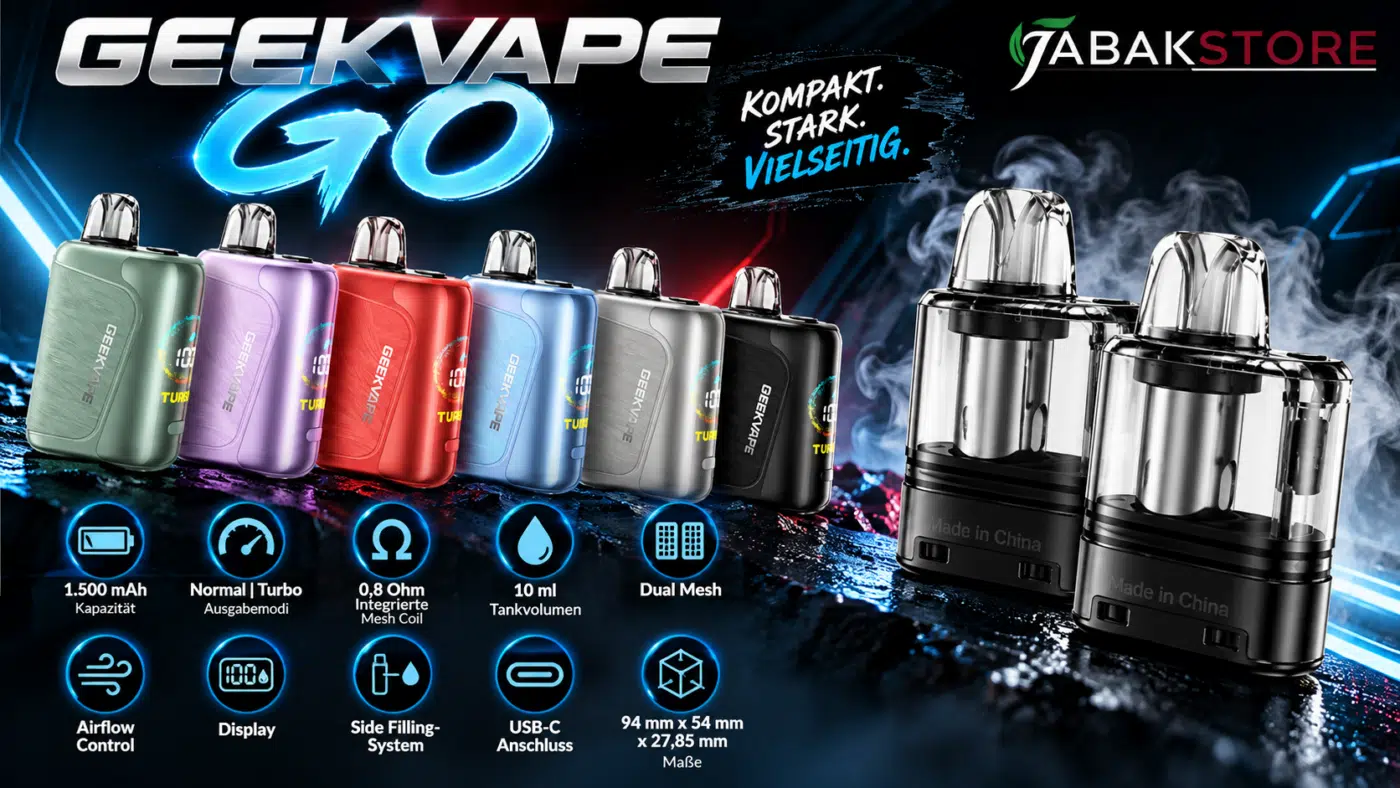 Geekvape Go alle Farben
