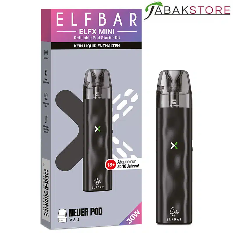 Elfbar-ElfX-Mini-Starter-Kit-Black