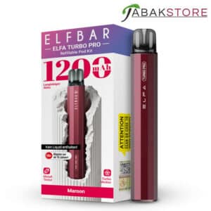 Elfbar-Elfa-Turbo-Pro-Device-in-Maroon
