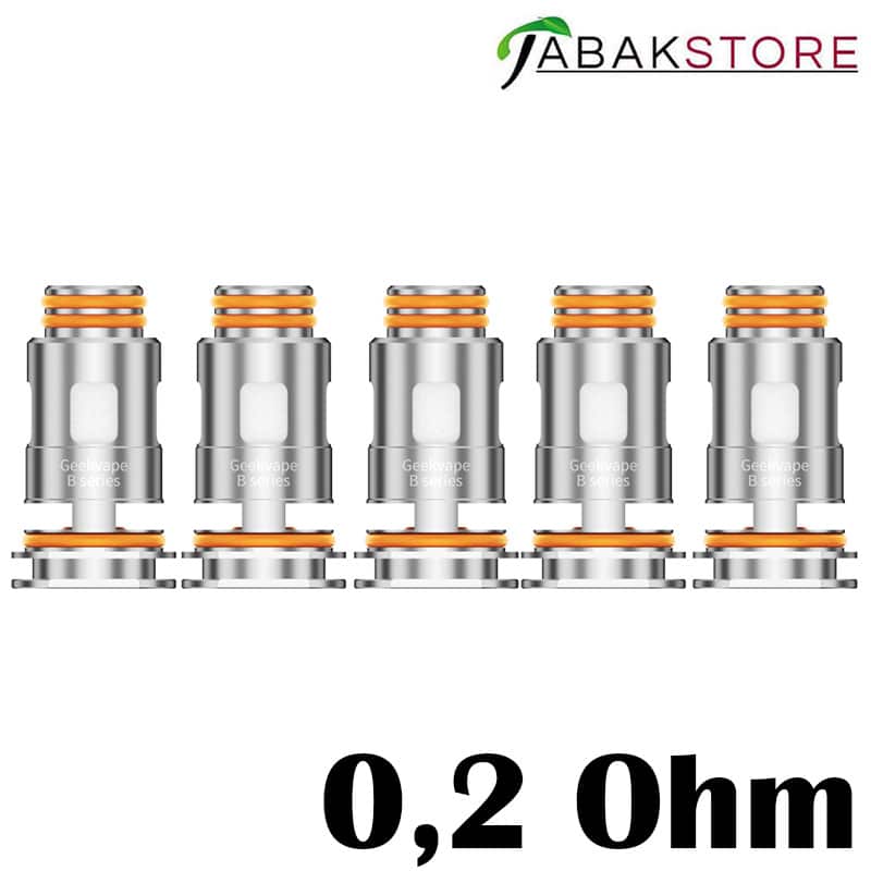 Geekvape B Series Heads | 5er Pack | 0,2 Ohm | nur 9,95 Euro