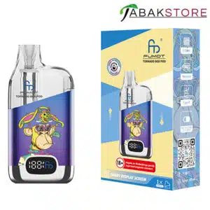 vape calculator ZENX RandM Tornado NFT Monkey Digital Box 12000 Puffs Disposable 12k Vape  Pod | Einweg E Zigarette main image 1