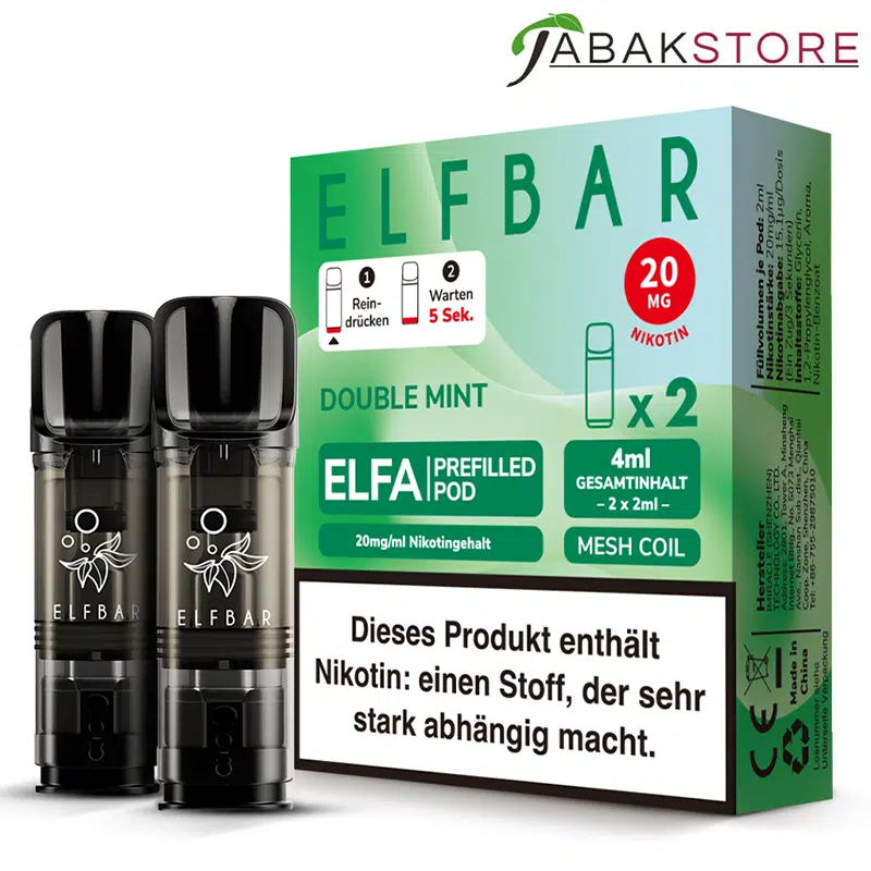 Elfa-Pods-Double-Mint-20mg