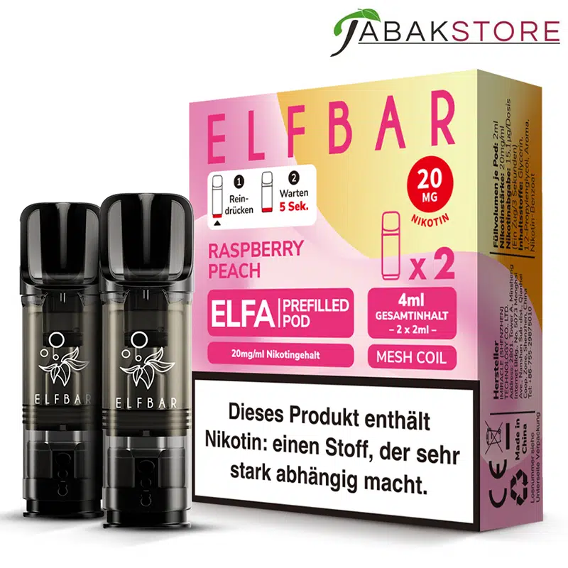 Elfa-Pods-Raspberry-Peach-20mg