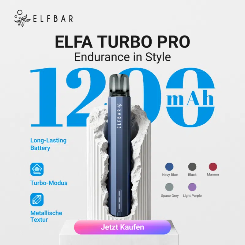 Elfbar Turbo Pro Device Kit Banner