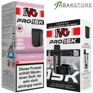 IVG-Pro-15k-Strawberry-Ice-Pod-+-Leerpod