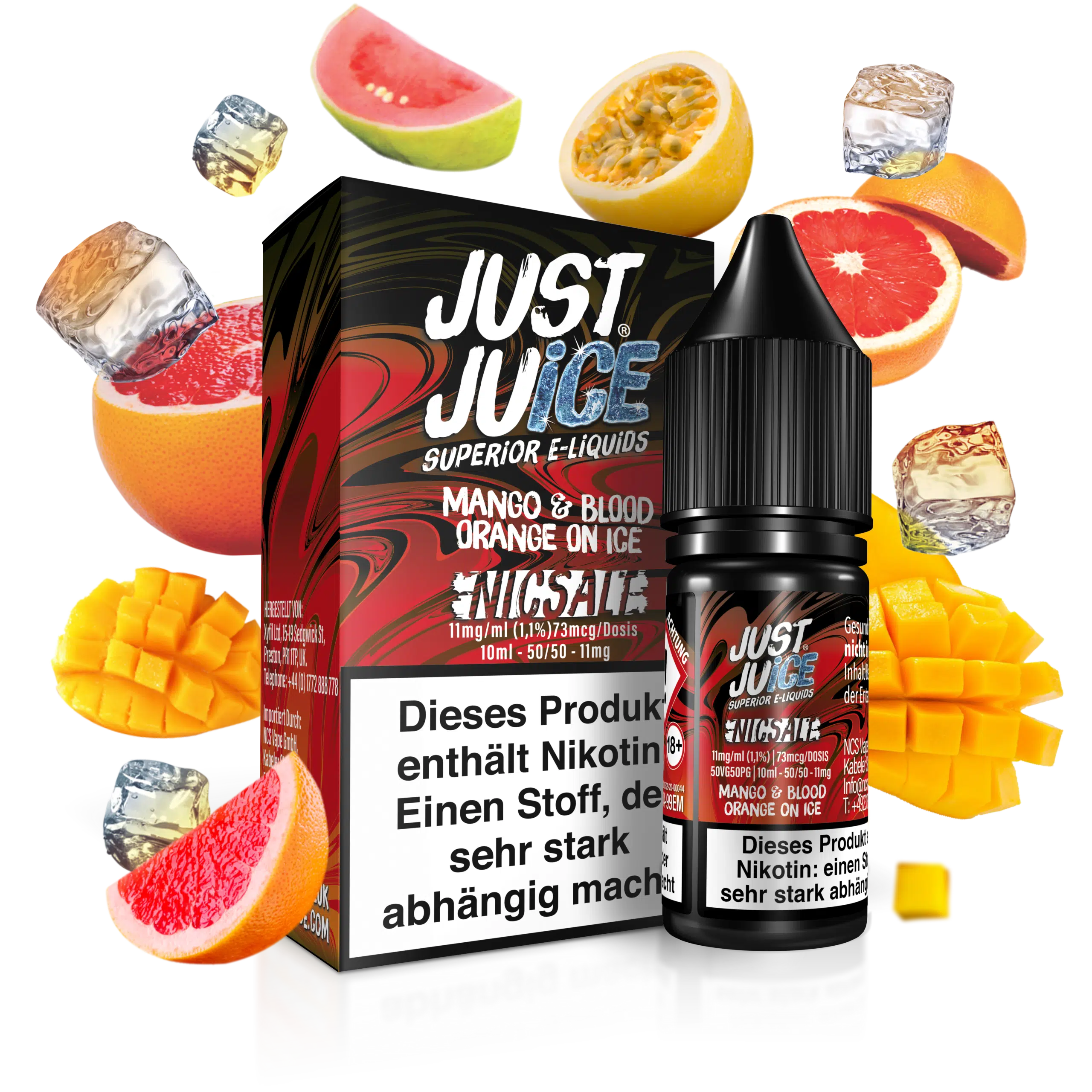Just Juice Liquid Mango und Bloodorange on Ice 11mg