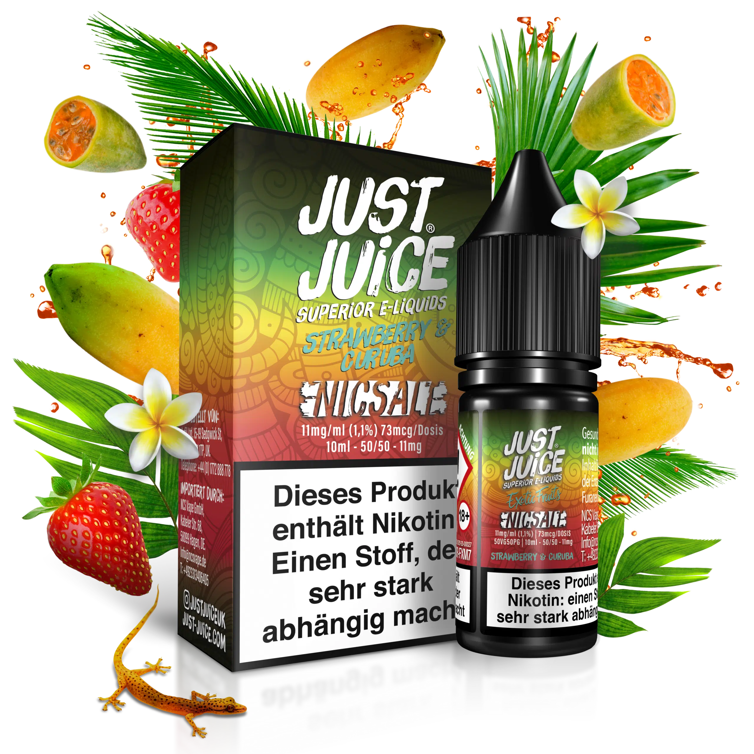 Just Juice Liquid Strawberry und Curuba 11mg