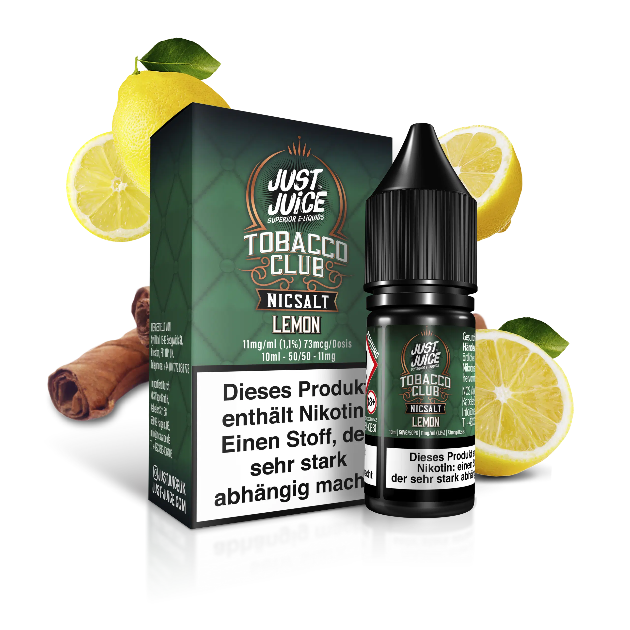 Just Juice Liquid Tobacco und Lemon 11mg
