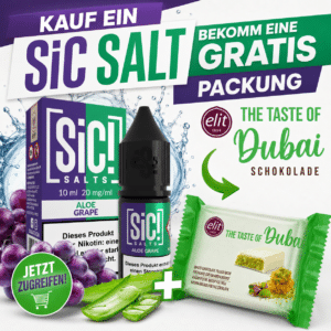 SiC Salt und Gratis Tafel Schokolade
