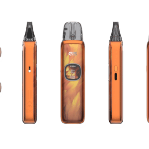 Uwell Caliburn G5 Kit in der Farbe Orange Feathers alle Ansichten