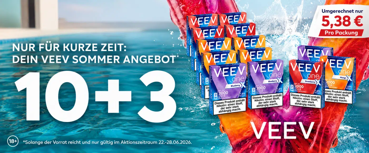 VEEV One Pods im Angebot 10+3 Aktion