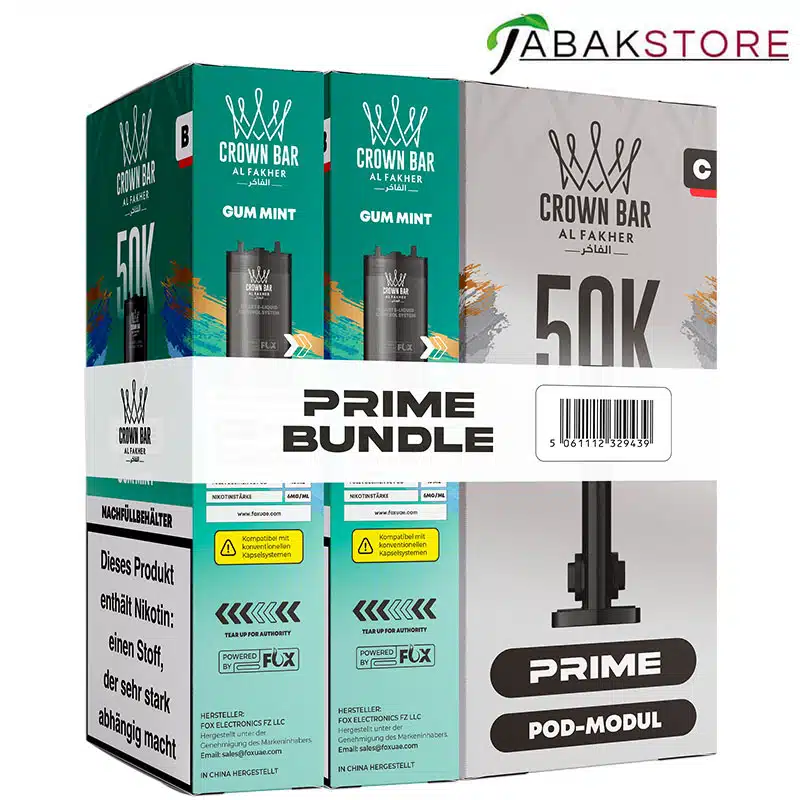 Al-Fakher-Crownbar-50k-Pod-6mg-Gum-Mint