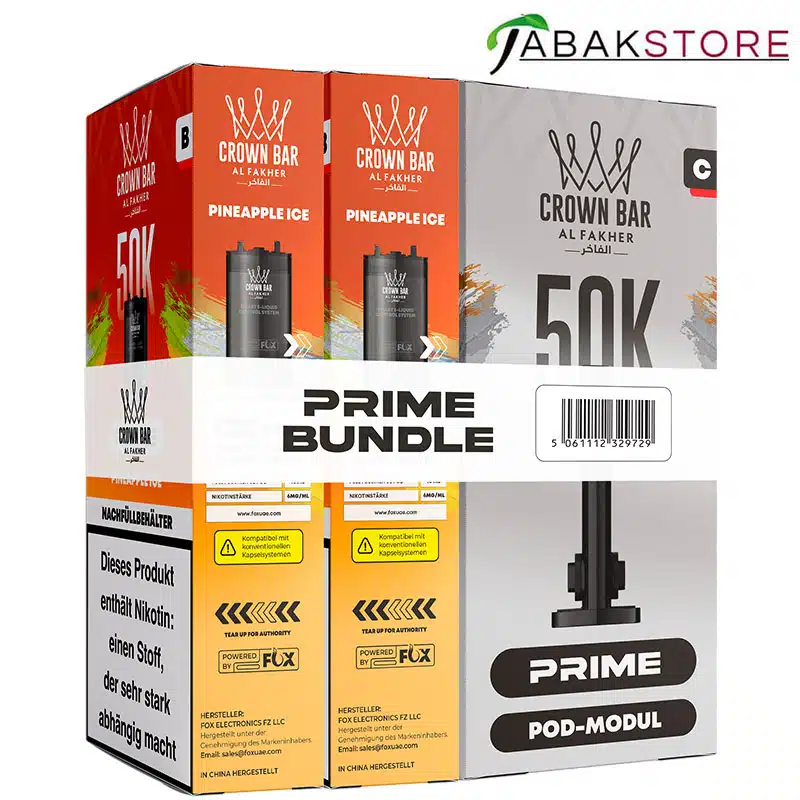 Al-Fakher-Crownbar-50k-Pod-6mg-Pineapple-Ice
