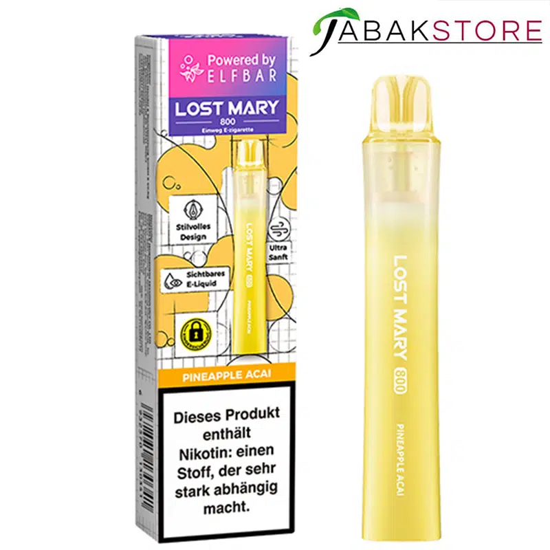 Lost-Mary-800-Einweg-Vape-Pineapple-Acai-20mg