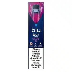 blu bar 1000 vape Grape Ice