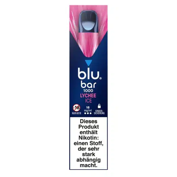 blu bar 1000 Vape Lychee Ice